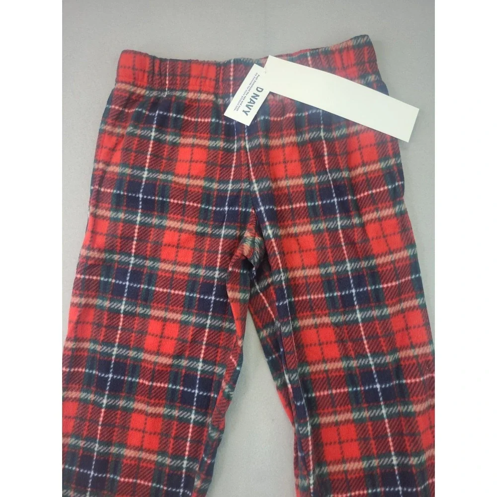 Old Navy Unisex Youth Medium Sz 6-7 Plaid Flannel Pocketed Pajama Pants NWT‎